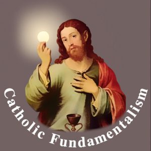Jesus holding the Eucharist